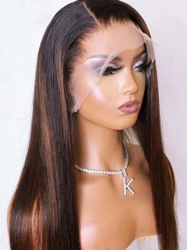12A Grade Virgin Human Hair Sliky Straight Undetectable HD Full Lace  Wigs NCF99