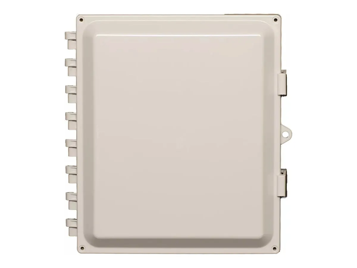 AccelTex Solutions - Network device enclosure - 12x10x6, nonconfigured, polycarbonate, with solid door and latch lock - indoor, ATS-00159