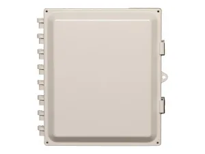AccelTex Solutions - Network device enclosure - 12x10x6, nonconfigured, polycarbonate, with solid door and latch lock - indoor, ATS-00159