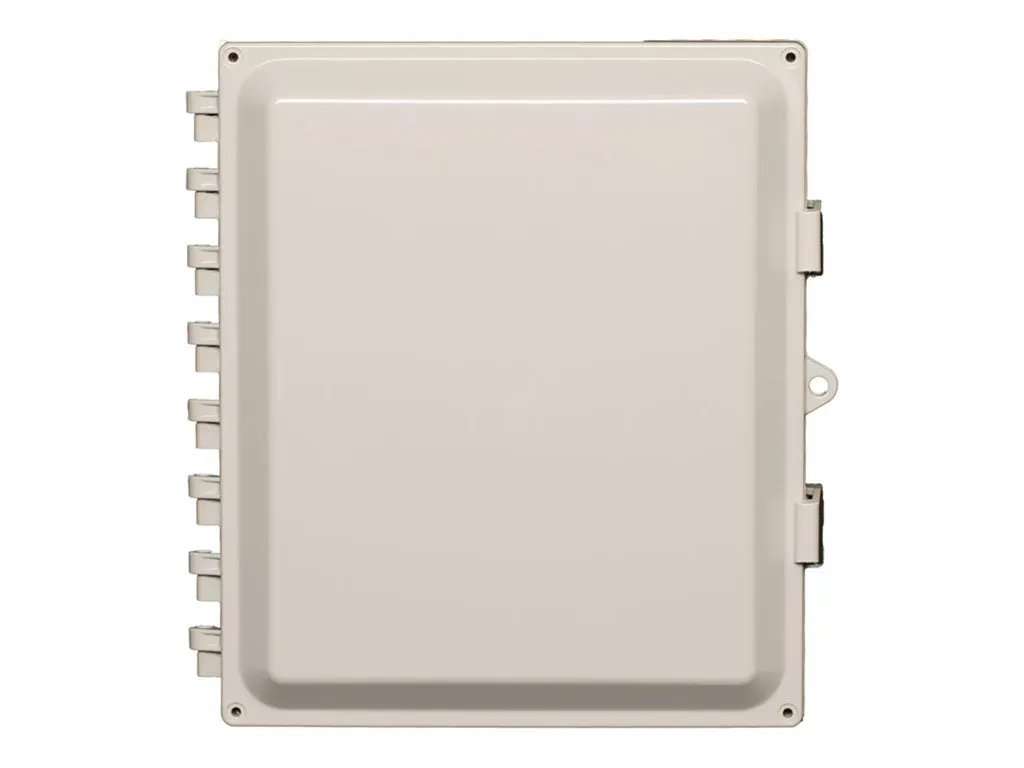 AccelTex Solutions - Network device enclosure - 12x10x6, nonconfigured, polycarbonate, with solid door and latch lock - indoor, ATS-00159