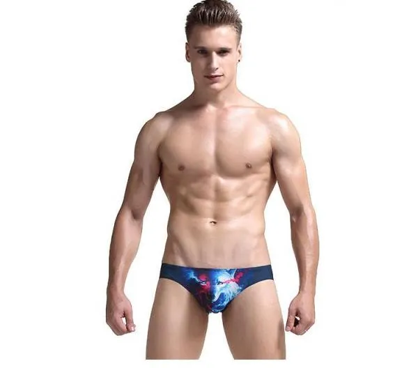 Animal Printing Swimwear Men Swimsuits