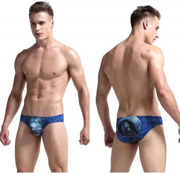Animal Printing Swimwear Men Swimsuits