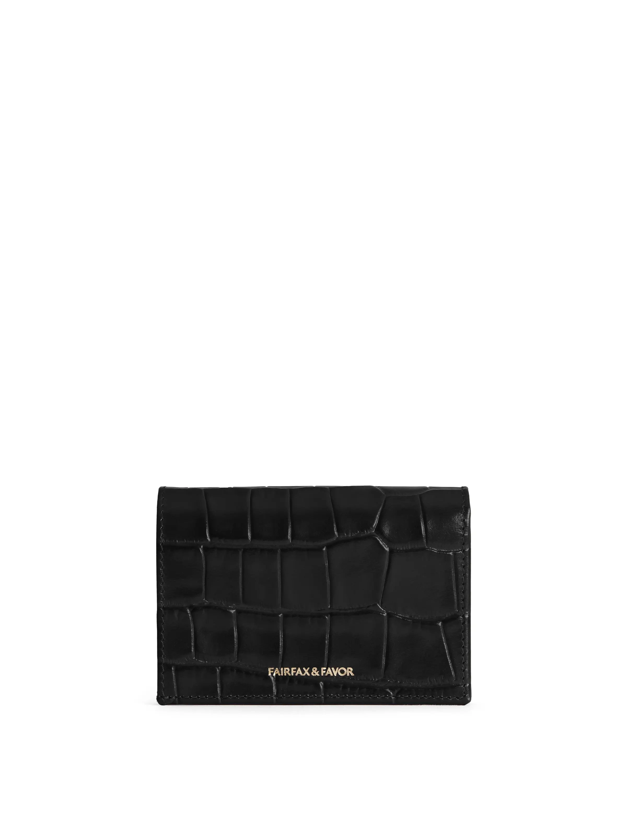 Ashwell - Black Croc Print