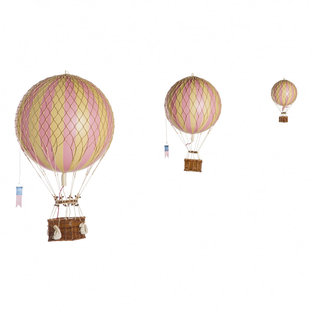 Authentic Models Royal Aero. Pink - Hot Air Balloon Hanging Decor - 56cm
