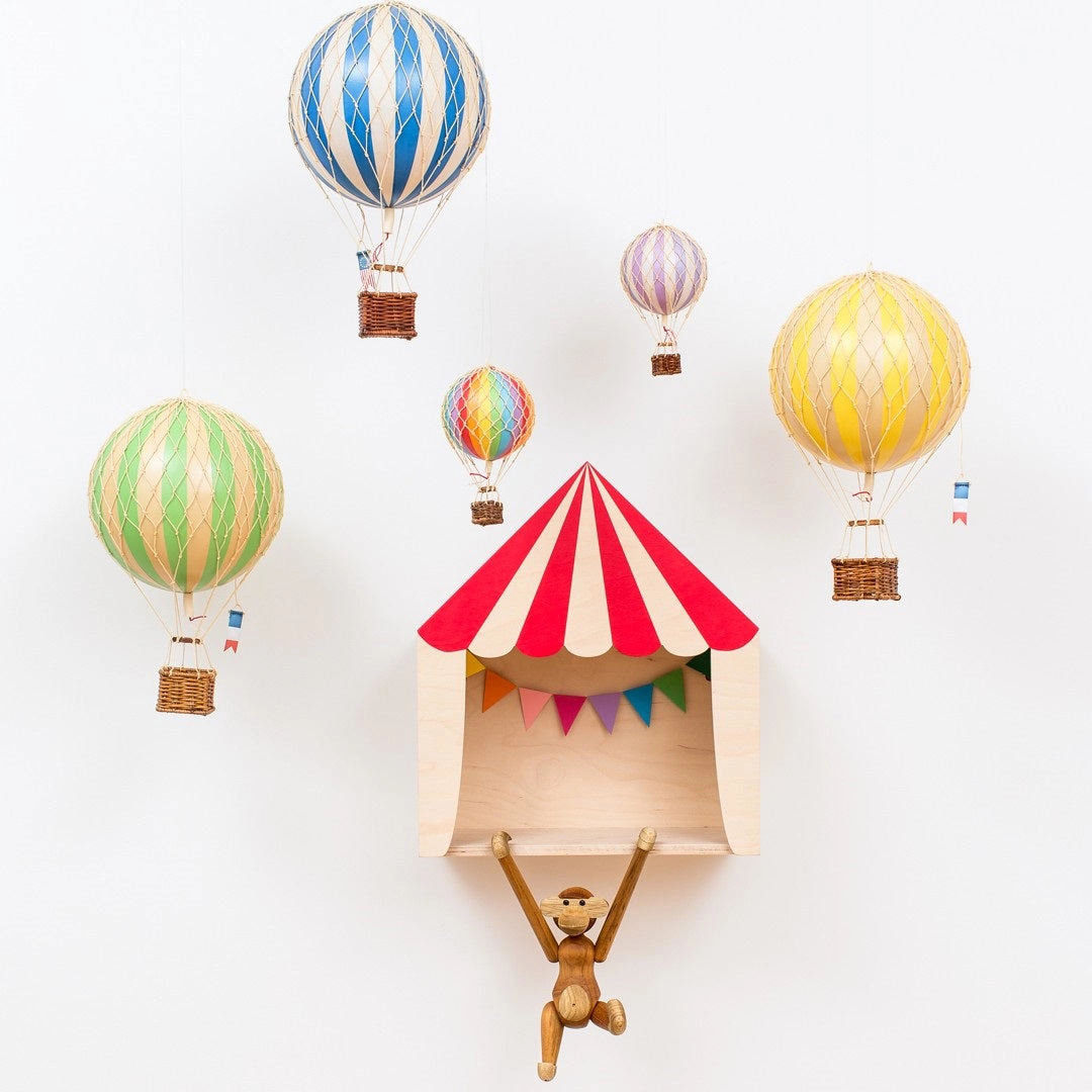 Authentic Models Royal Aero. Pink - Hot Air Balloon Hanging Decor - 56cm