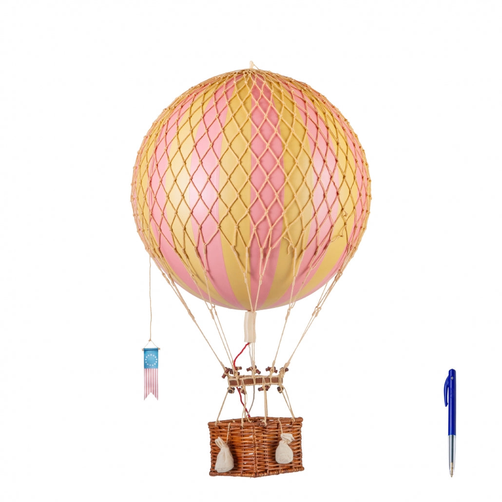 Authentic Models Royal Aero. Pink - Hot Air Balloon Hanging Decor - 56cm