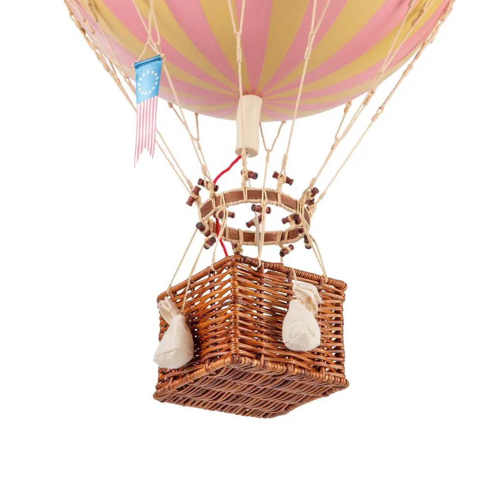 Authentic Models Royal Aero. Pink - Hot Air Balloon Hanging Decor - 56cm