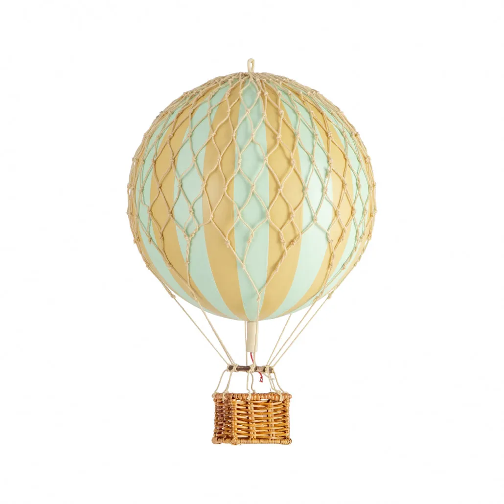 Authentic Models Travels Light. Mint - Hot Air Balloon Hanging Decor - 30cm