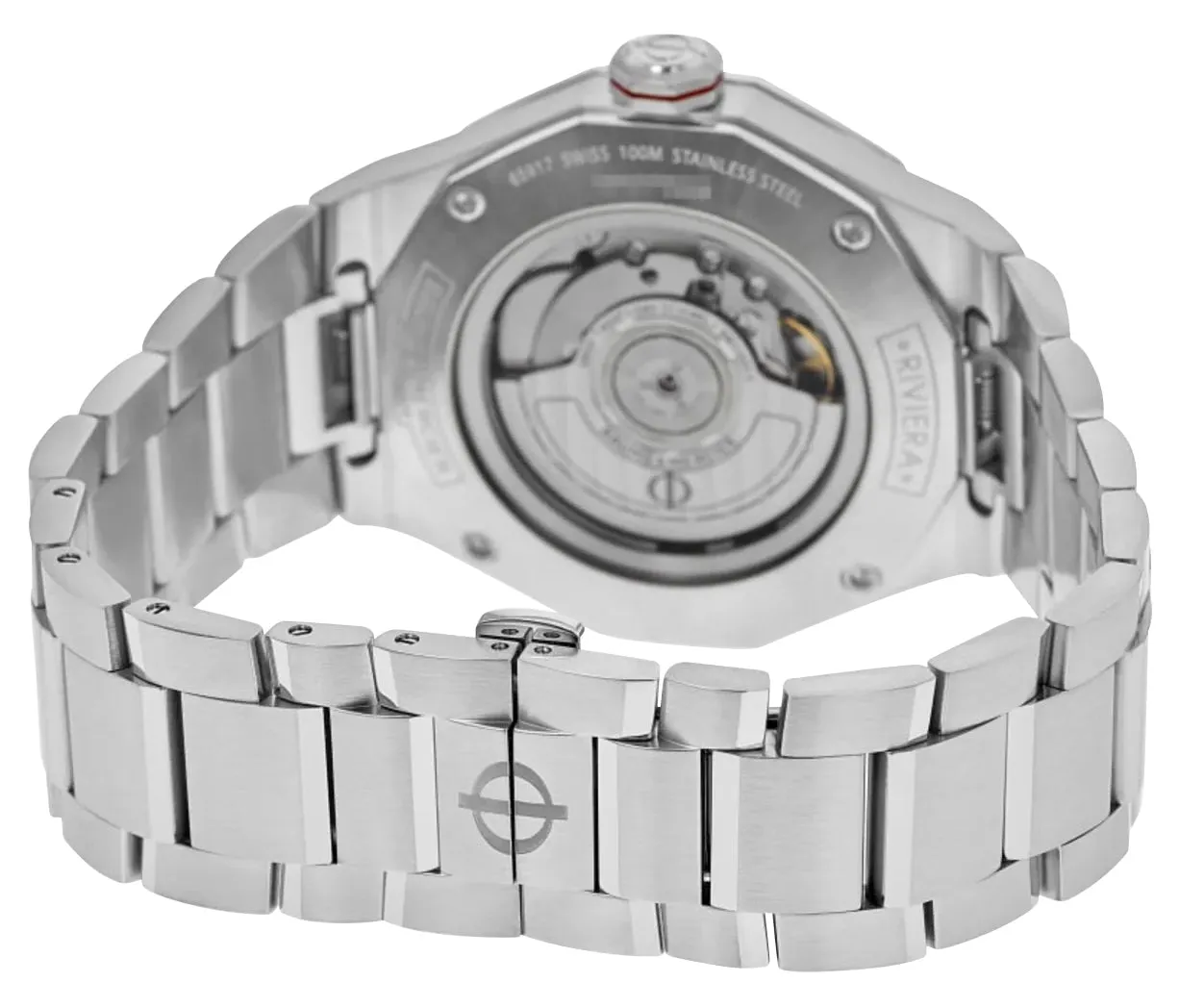 Baume & Mercier Riviera Automatic GMT Stainless Steel Silver Dial Date Mens Watch M0A10658