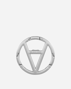 CHAOS IS ORDER Logo Carabiner Silver