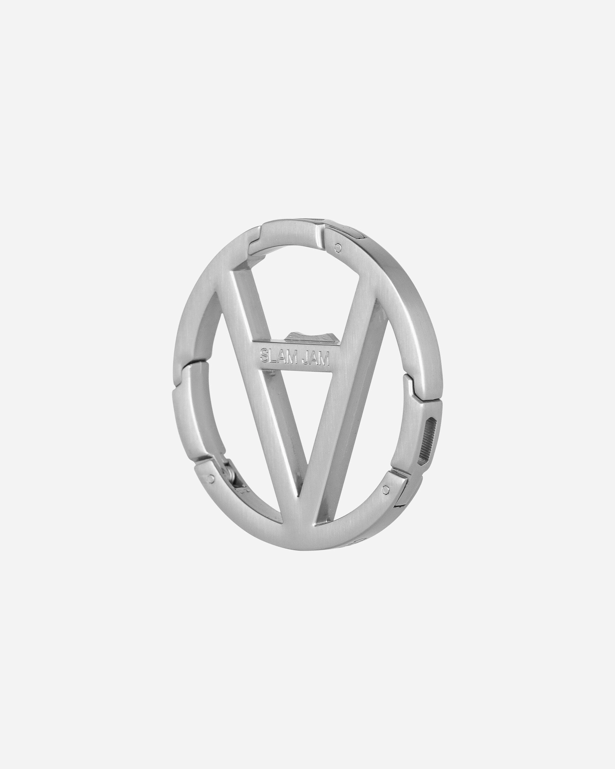 CHAOS IS ORDER Logo Carabiner Silver