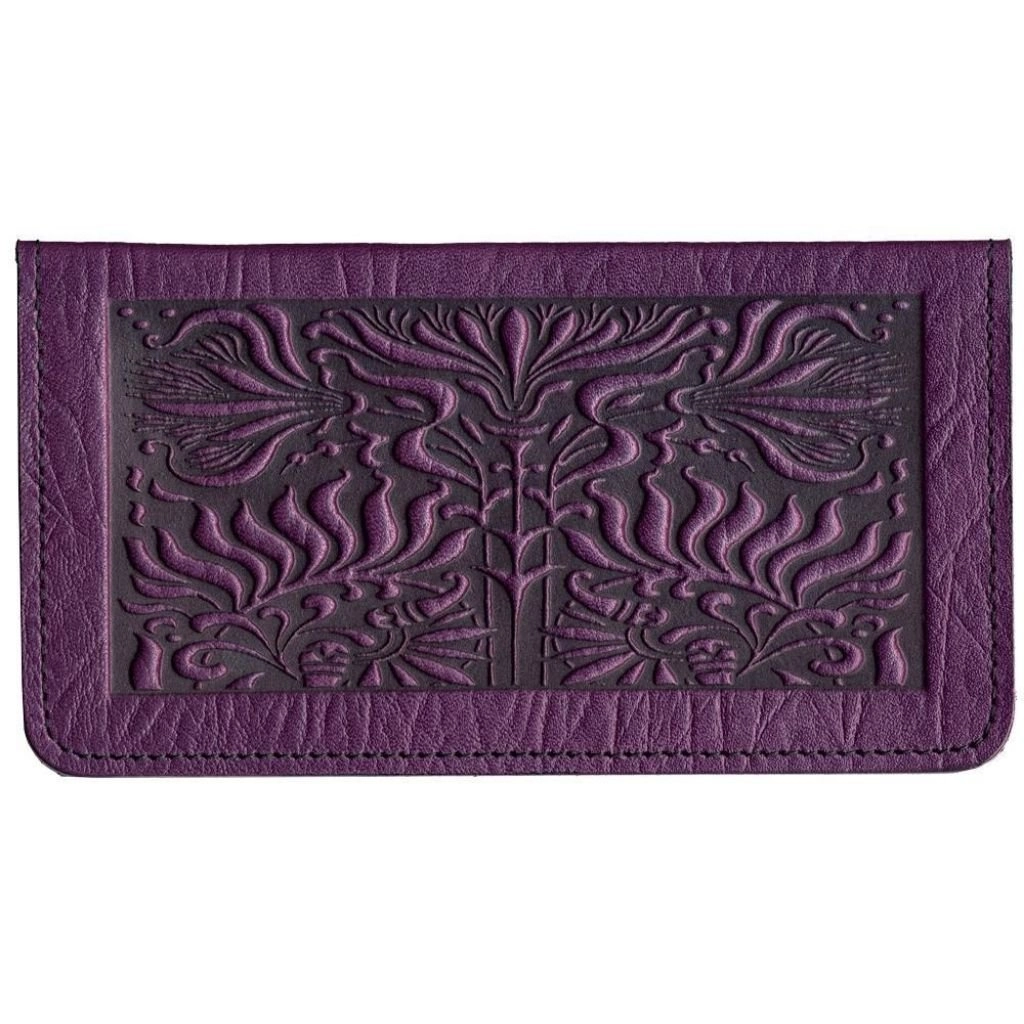 Checkbook Cover, Thistle