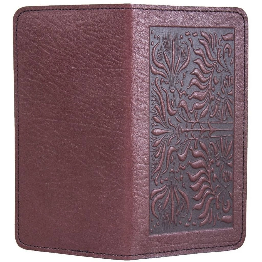 Checkbook Cover, Thistle