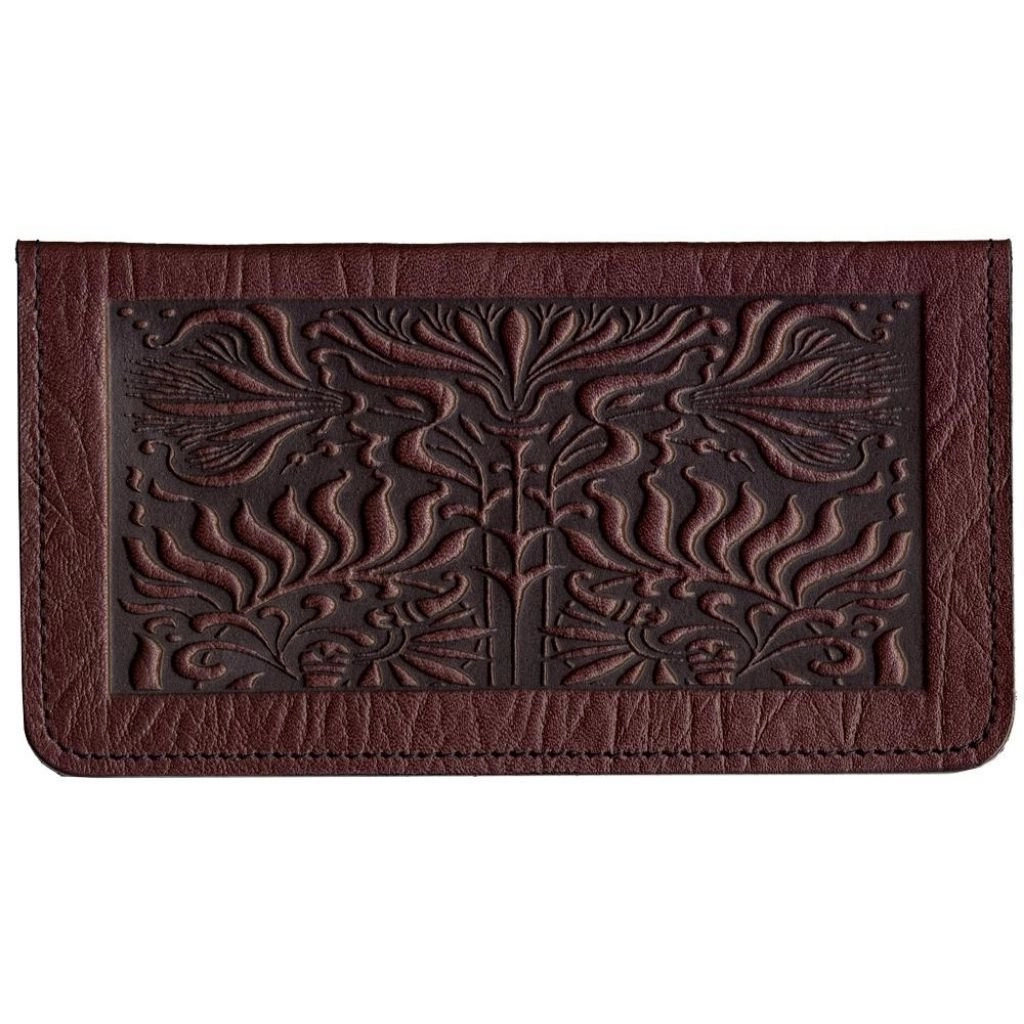 Checkbook Cover, Thistle