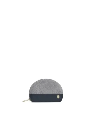 Chiltern Coin Purse - Denim Suede