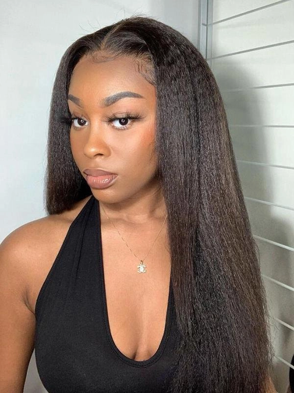 Chinalacewig Kinky Straight 360 HD Front Lace Wig NCF164