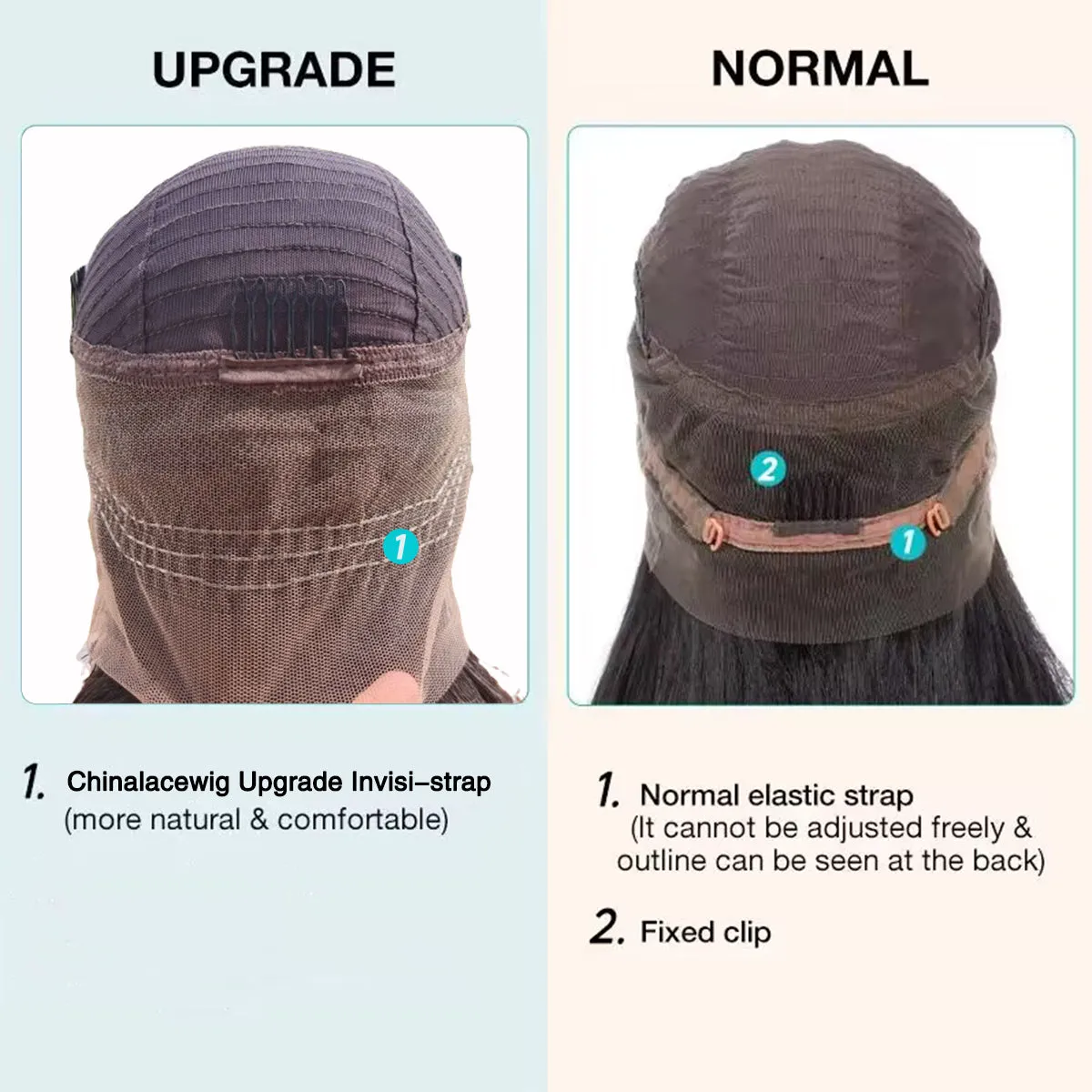 Chinalacewig Undetectable Lace Virgin Human Hair Deep Curly 360 Lace Frontal Wig CF106