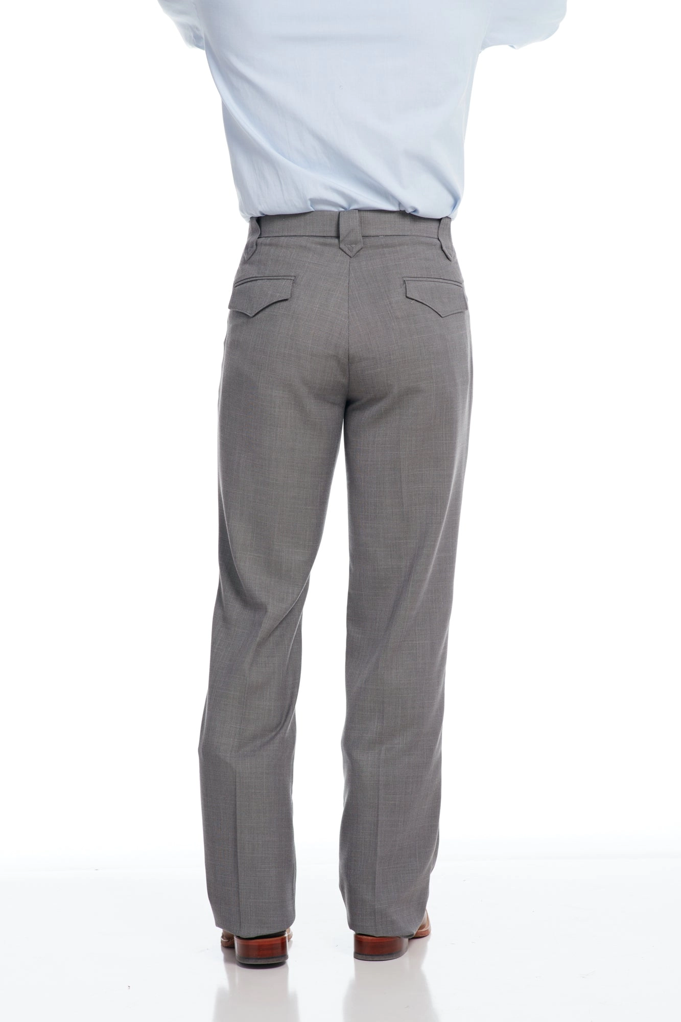 Circle S Mens Steel Grey Polyester Pants Ranch Dress 42