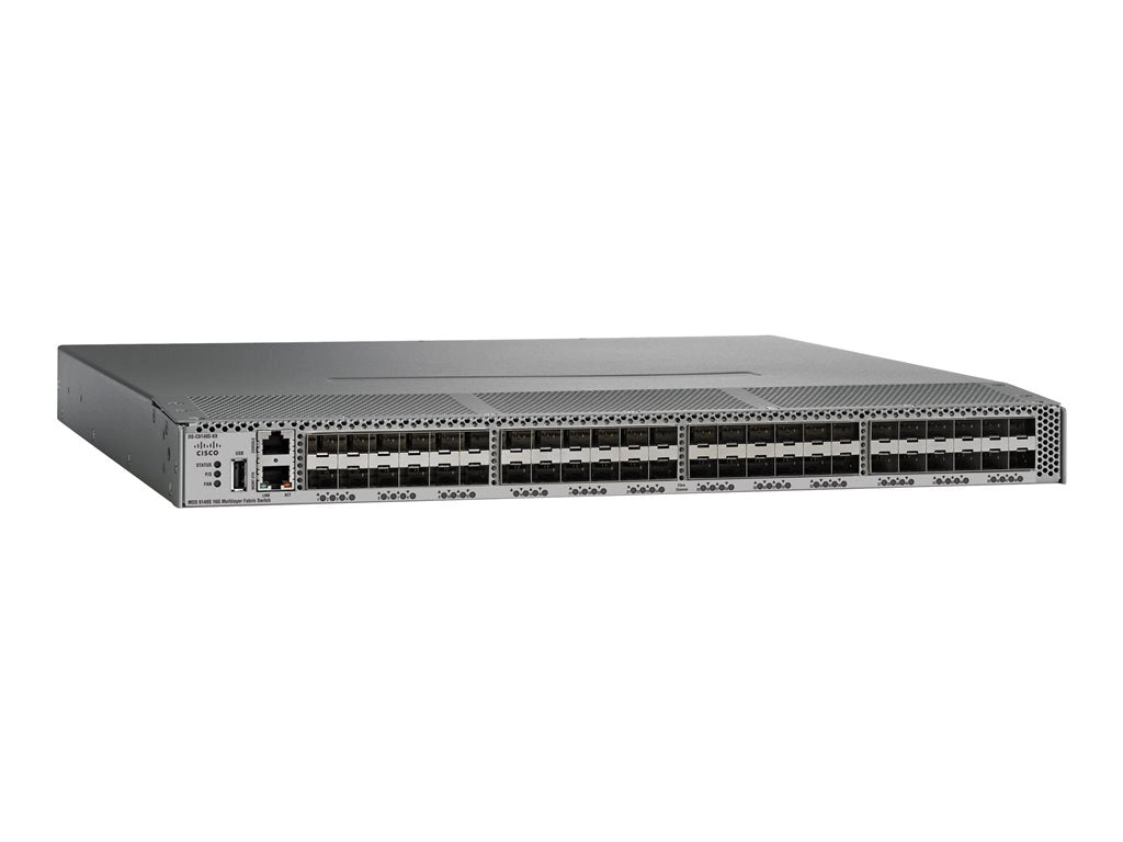 Cisco MDS 9148S for UCS SmartPlay - Switch - managed - 12 x 8Gb Fibre Channel - back to front airflow - rack-mountable - refurbished UCS-EPMDS9148S1-RF