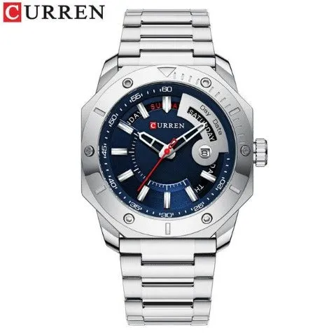 Curren Full Day Display Men's Watch (Dial 4.3cm) - CUR207