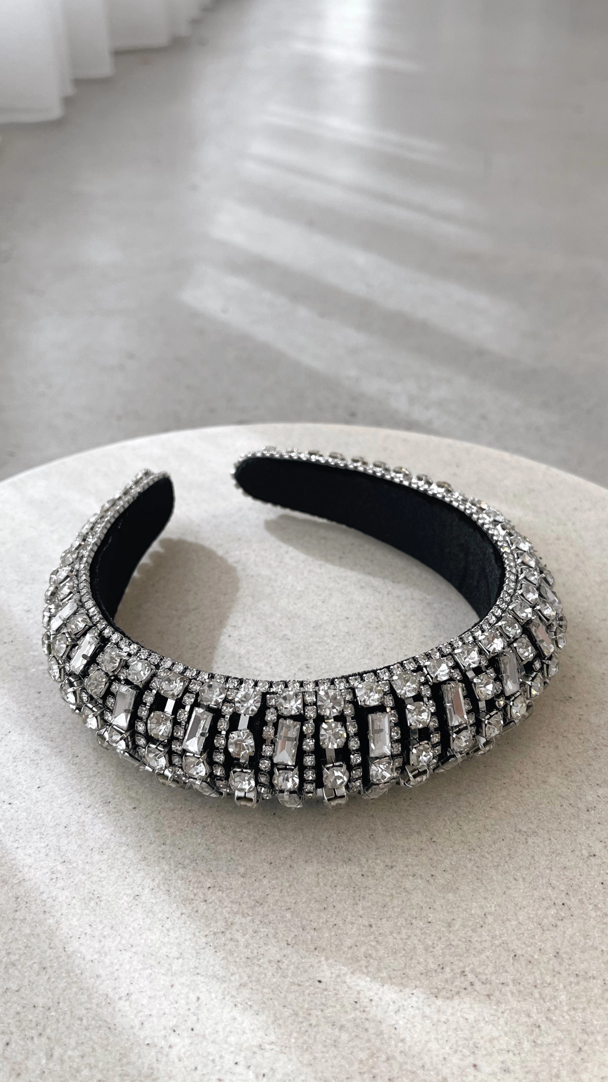 Delacruz Headband - Black/Silver