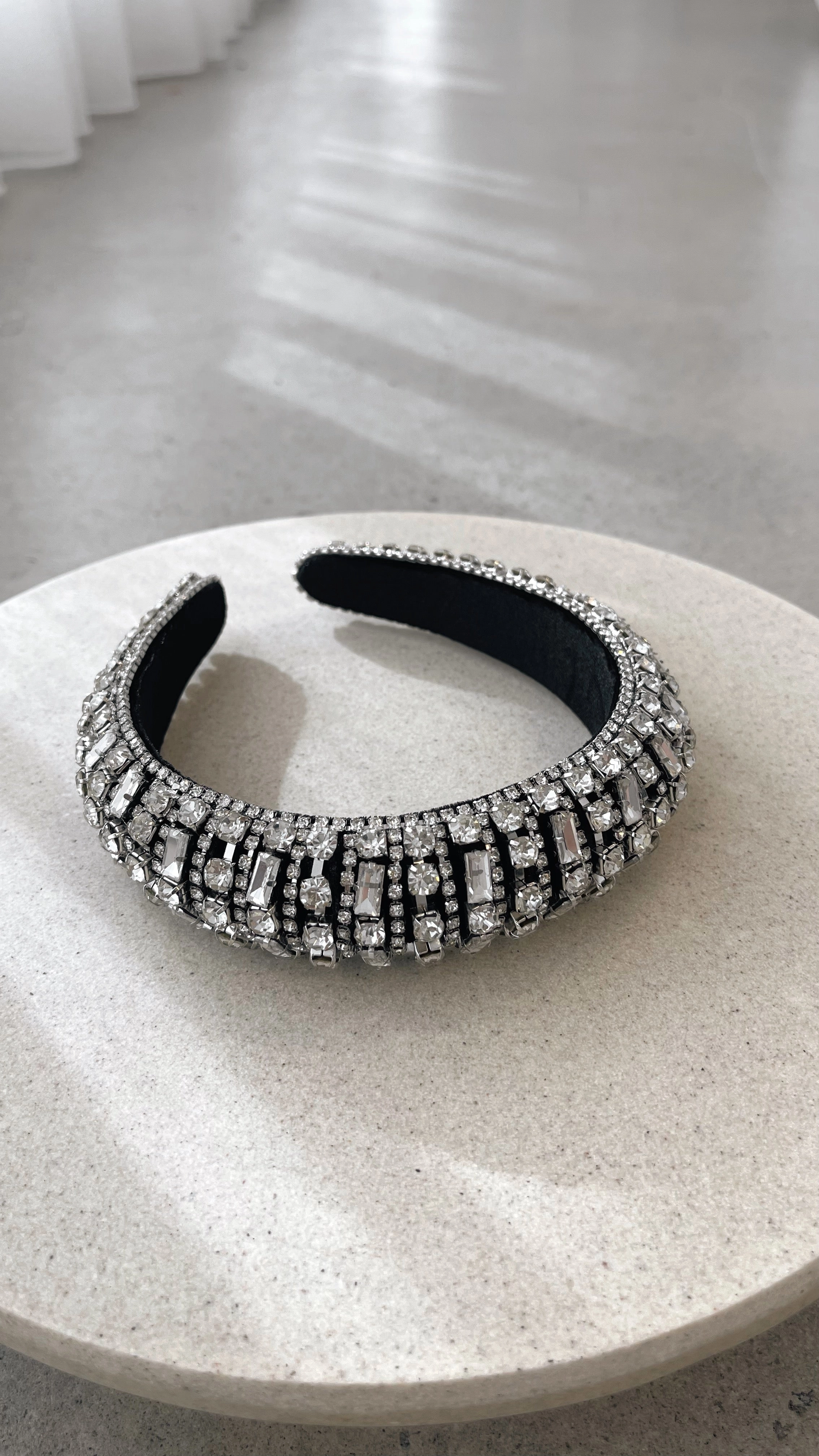 Delacruz Headband - Black/Silver