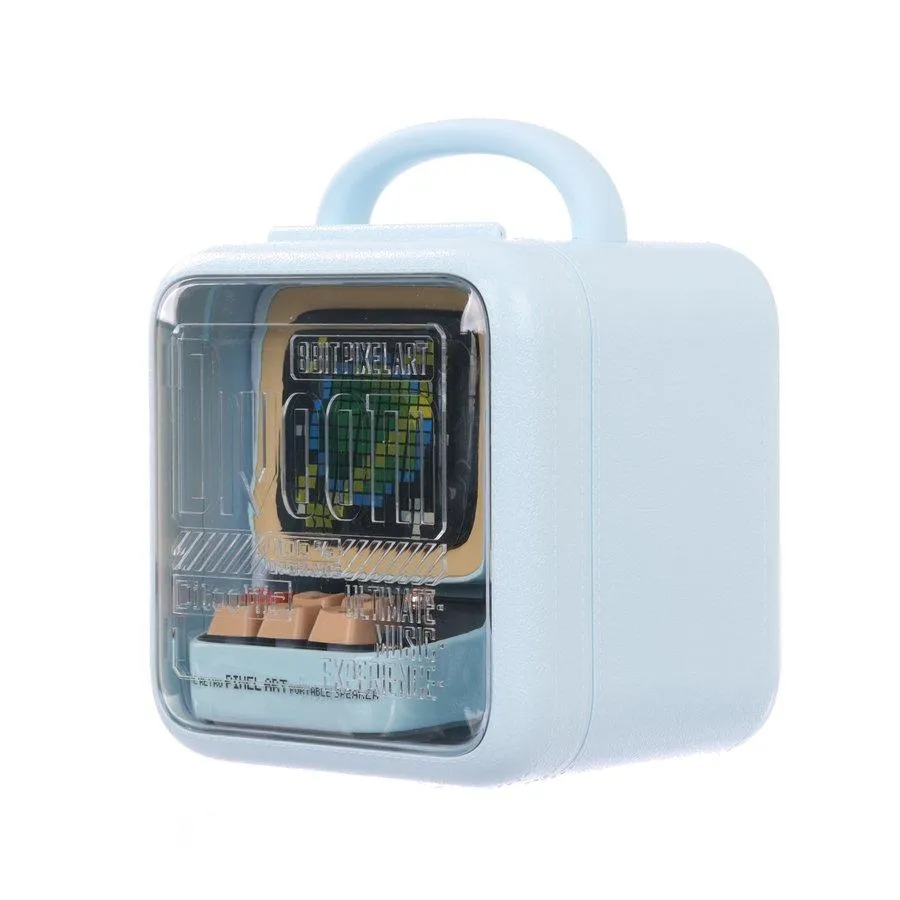 DIVOOM Ditoo Mic Pixel Art Speaker With Microphone Blue
