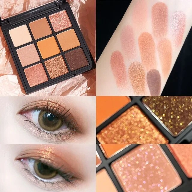 Eye Shadow Palette Glitter Pearly Eyeshadow 9-Color