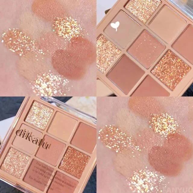 Eye Shadow Palette Glitter Pearly Eyeshadow 9-Color