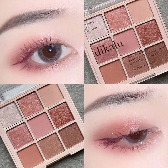 Eye Shadow Palette Glitter Pearly Eyeshadow 9-Color