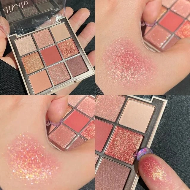 Eye Shadow Palette Glitter Pearly Eyeshadow 9-Color