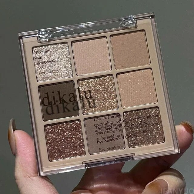 Eye Shadow Palette Glitter Pearly Eyeshadow 9-Color