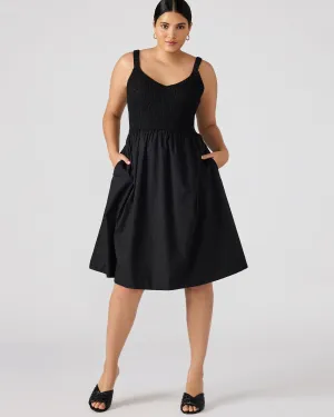 FLEUR DRESS BLACK