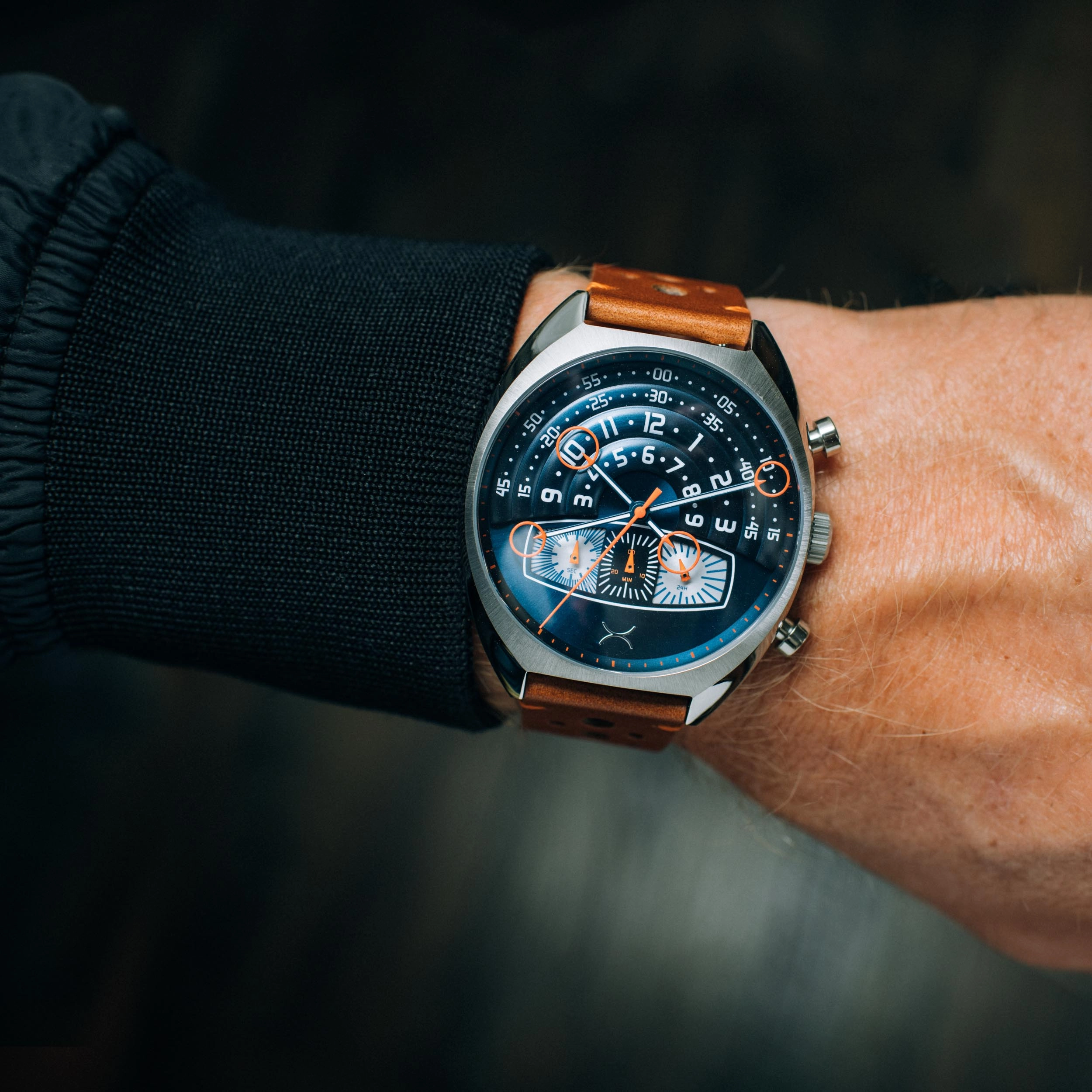 Halograph III Chrono Blue Tan