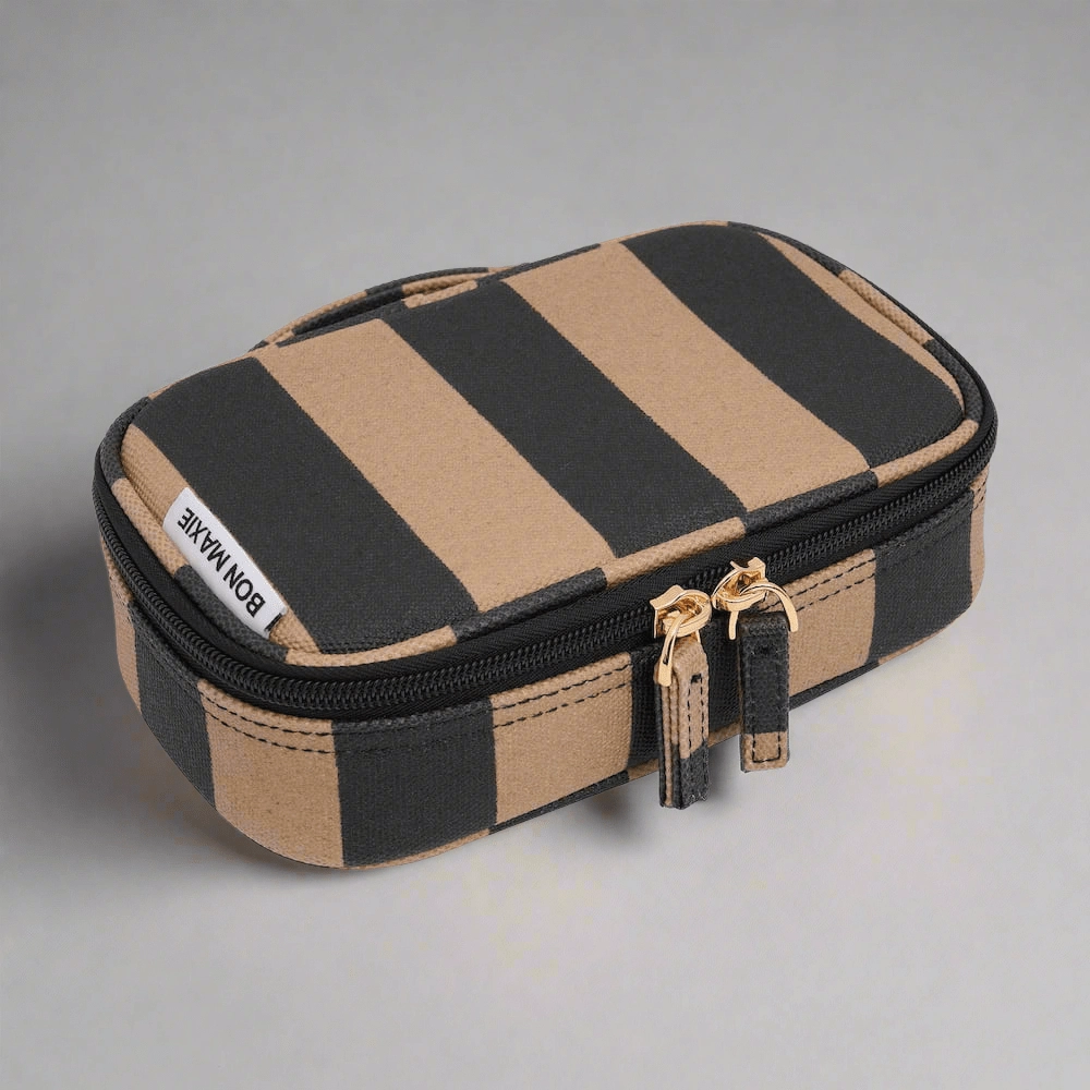 Handy Handle Case -- Tan and Black Stripe
