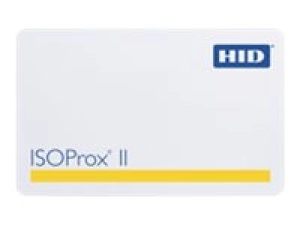 HID ISOProx II 1386 - RF proximity card - white gloss 1386LGGMV