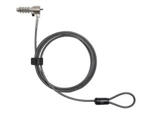 HP Essential - Security cable lock - 6 ft - for Elite Mobile Thin Client mt645 G7; ZBook Firefly 14 G9 Mobile Workstation 63B31AA