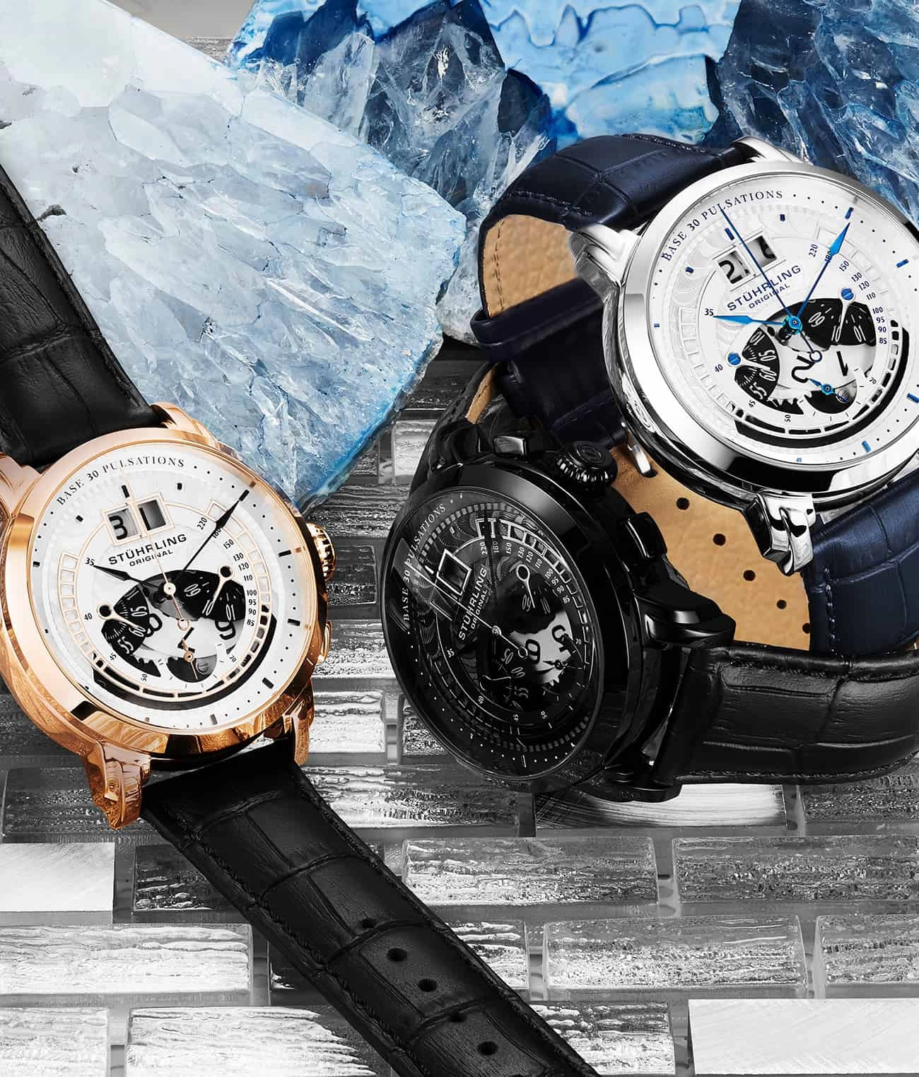 Imperia 4013 Quartz 44mm Chronograph