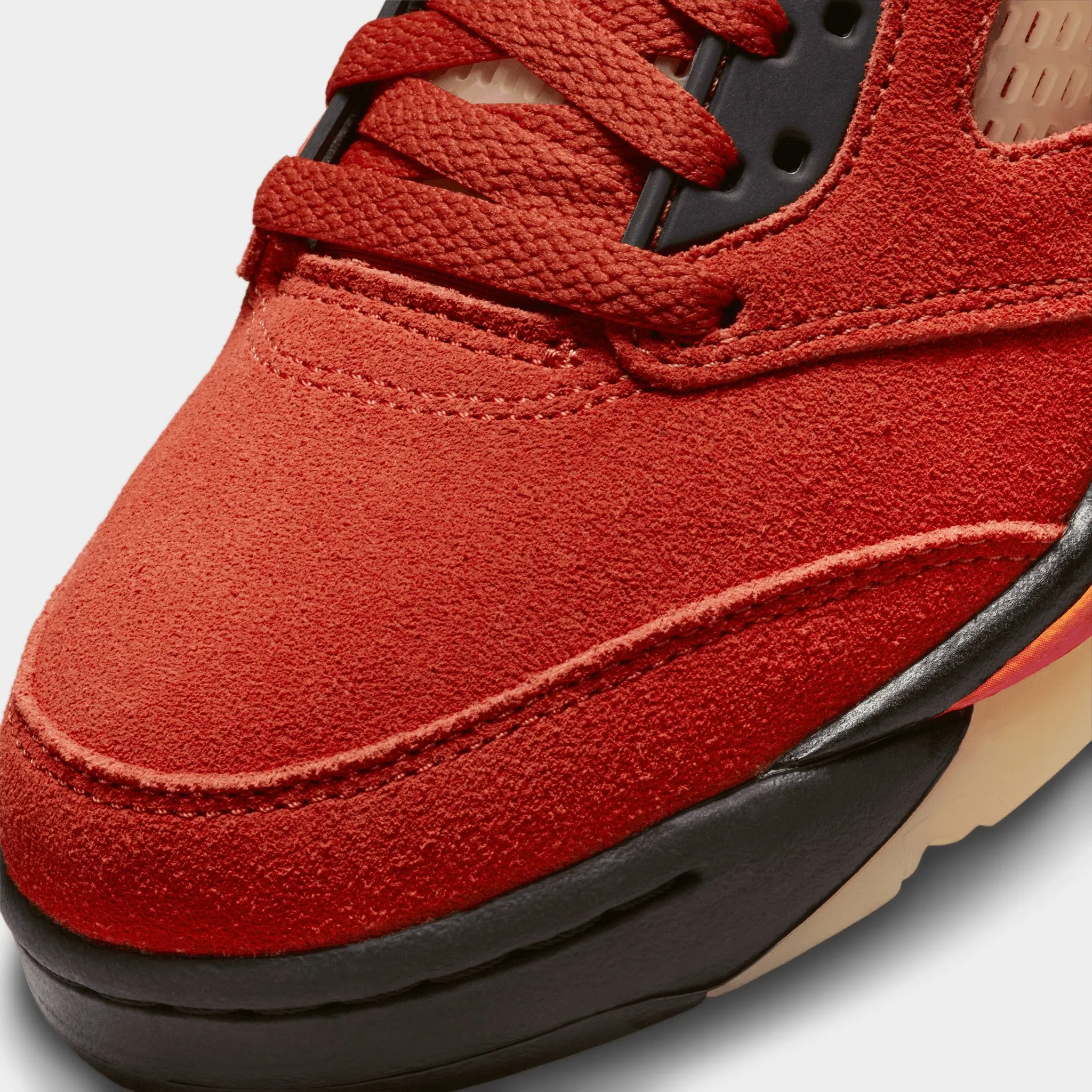 Jordan Women's 5 Retro Martian Sunrise / Black - Fire Red