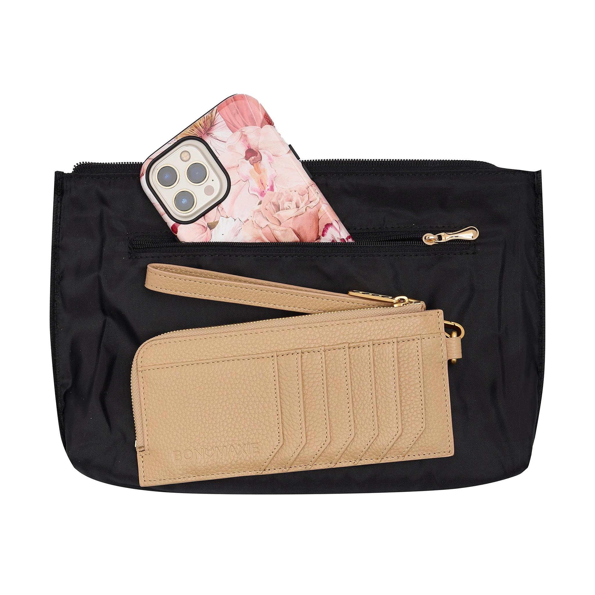 Large Nylon Wristlet Pouch