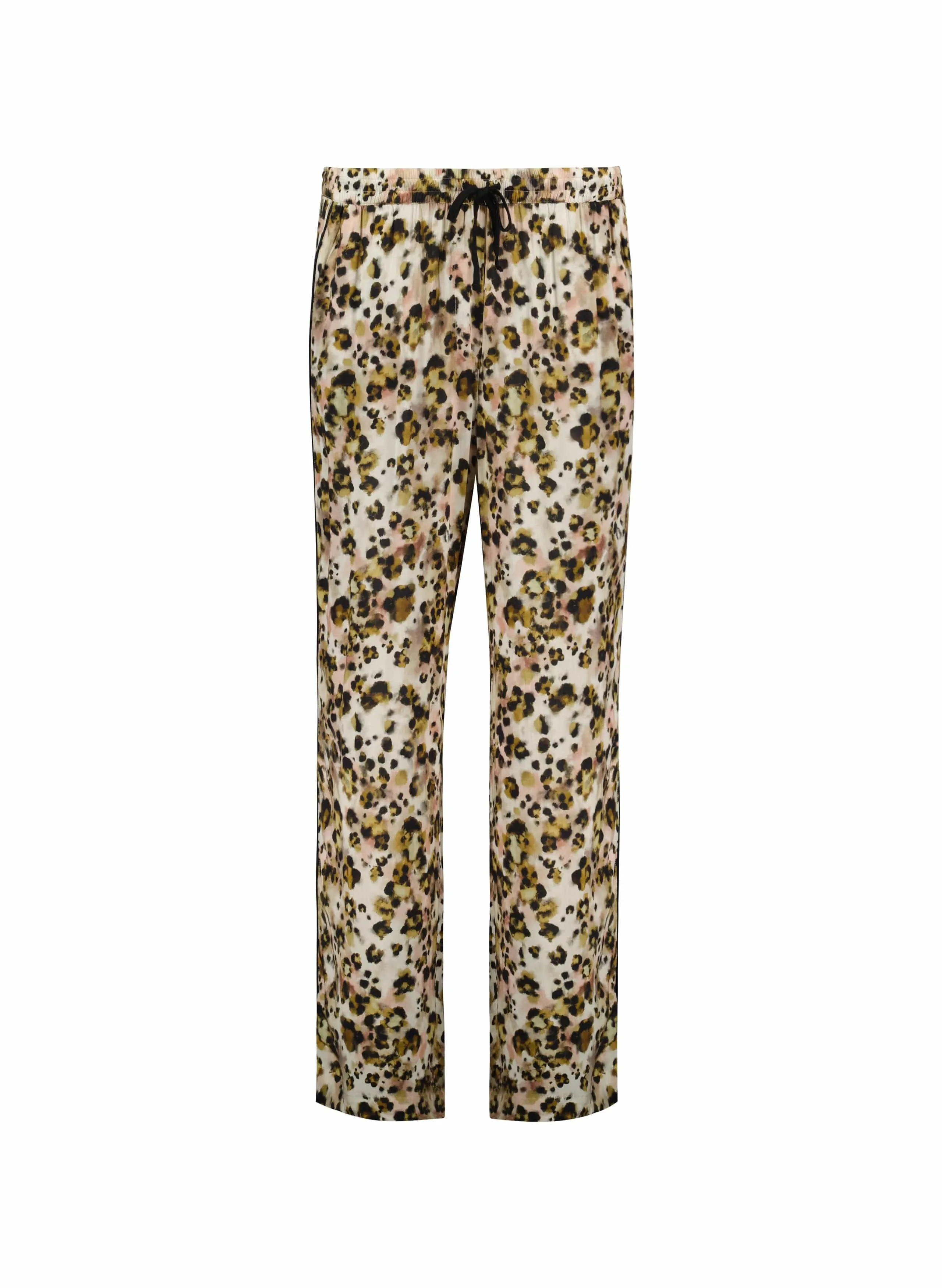 Lauren LENZING™ ECOVERO™ Printed Wide Leg Trousers | Brown Cheetah