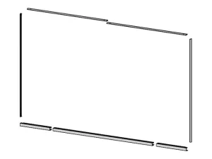 LG - Frame kit for digital signage display KT-BZ1360