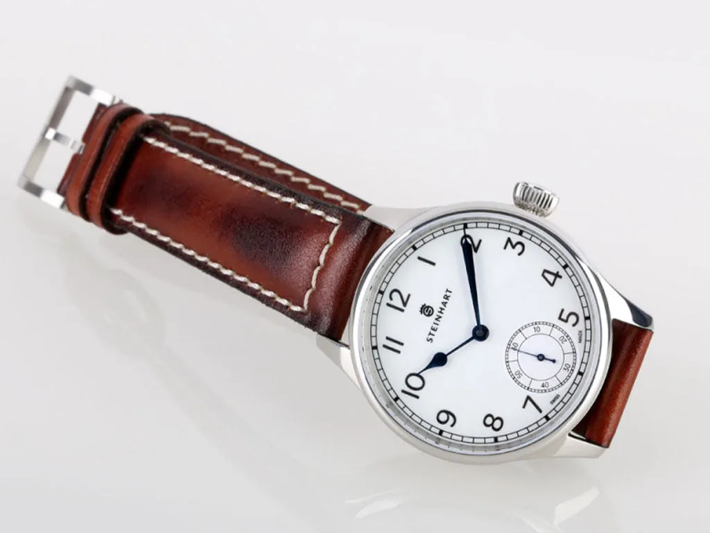 Marine Chronometer 42 Arabic White