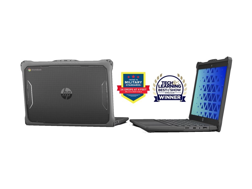 MAXCases Extreme Shell F2 - Notebook shell case - rugged - gray, clear HP-ESF-FCB-G10-GRY
