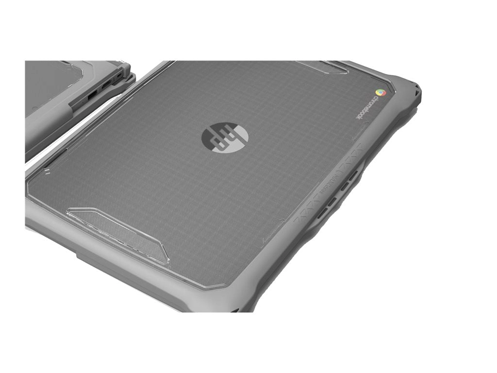 MAXCases Extreme Shell F2 - Notebook shell case - rugged - gray, clear HP-ESF-FCB-G10-GRY