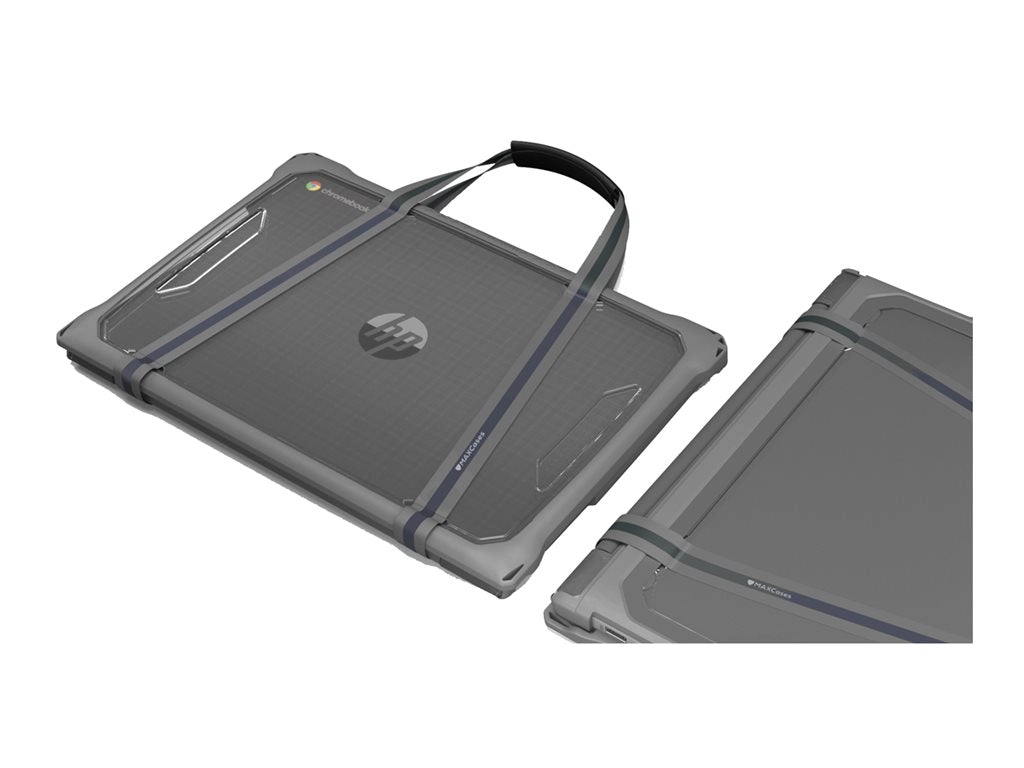 MAXCases Extreme Shell F2 - Notebook shell case - rugged - gray, clear HP-ESF-FCB-G10-GRY
