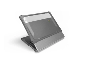 MAXCases Extreme Shell-F3 - Notebook shell case - slide-on - gray, clear - for Lenovo 100e Chromebook Gen 4 LNESF3100EG4GRY