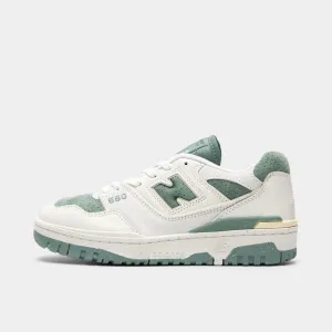 New Balance Women's 550 Sea Salt / Dark Juniper