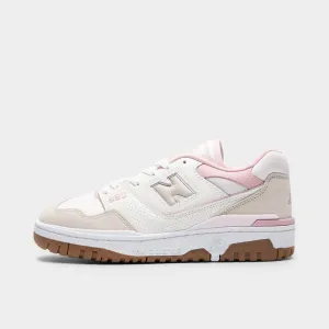 New Balance Women's 550 Sea Salt / Pink Graphite - Pink Orb