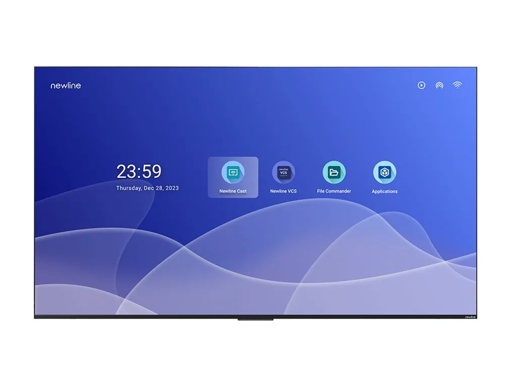 Newline STV-4324-PLUS - 43 Diagonal Class STV  Series LED-backlit LCD display - interactive digital signage - Android - 4K UHD